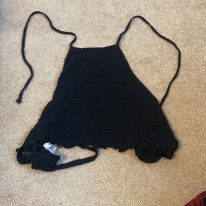 Black pac sun crop top